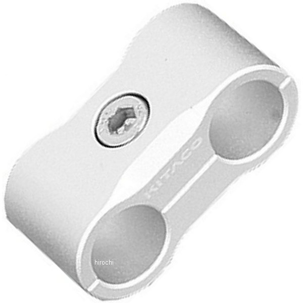 993-9000060 キタコ ホースセパレーター 12.5mm シルバー 1個入り