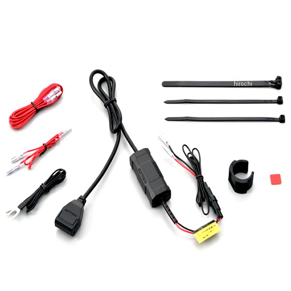99502 デイトナ バイク専用USB1ポート ACC2.4A