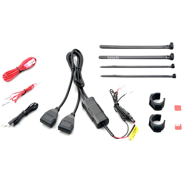 99503 デイトナ バイク専用USB2ポートAcc2.1A