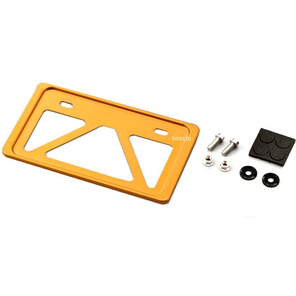 99627 デイトナ ナンバープレートホルダーS ゴールド