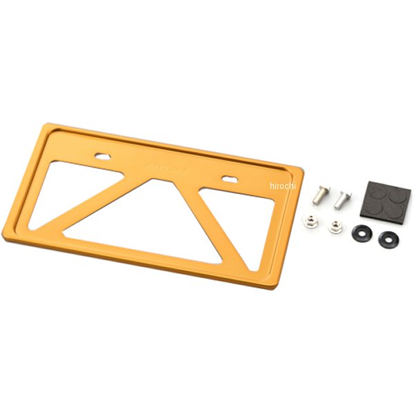 99667 デイトナ ナンバープレートホルダーL ゴールド