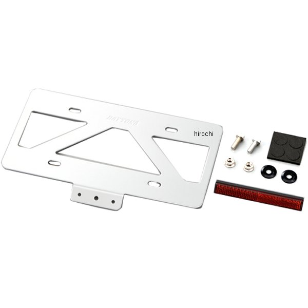 99681 デイトナ ナンバープレートスタビライザーL リフレクター付き クリア