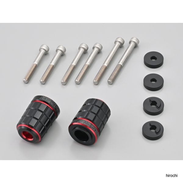 99715 デイトナ ハンドルバーエンドプラグ BRICK M6 ホンダ 赤