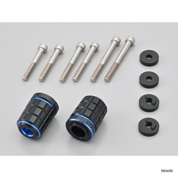 99716 デイトナ ハンドルバーエンドプラグ BRICK M6 ホンダ 青