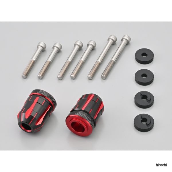 99720 デイトナ ハンドルバーエンドプラグ TECHNO M6 ホンダ 赤