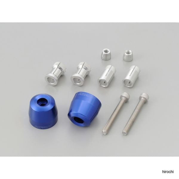 99982 デイトナ アルミビレットバーエンド サーフェスタイプ 青