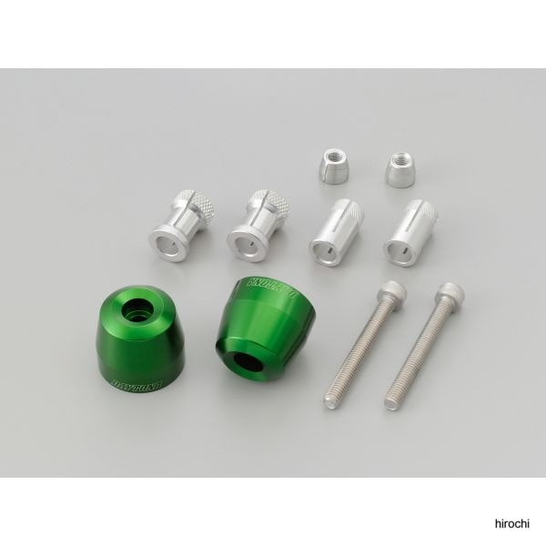 99984 デイトナ アルミビレットバーエンド サーフェスタイプ グリーン