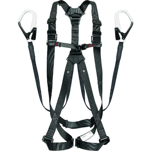 A1GSMFRWL1BK (株)TJMデザイン タジマ ハーネスGS 平ロープ ダブルL1セット 黒 Mサイズ