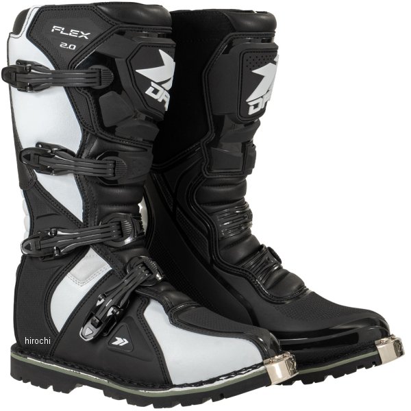 A9960 ディーエフジー DFG フレックス ブーツ オフロード 2.0 28.0cm 黒/白