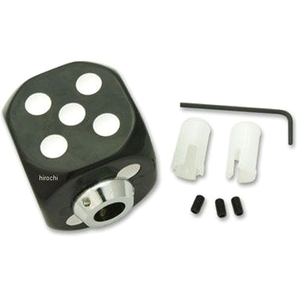 AA037BK ガッツクローム ダイスシフトノブ 黒