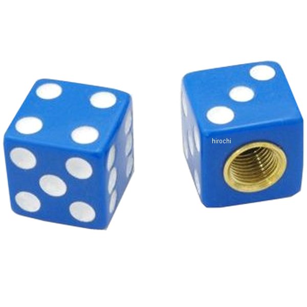 AA111BL ガッツクローム バルブキャップセット ダイス 青