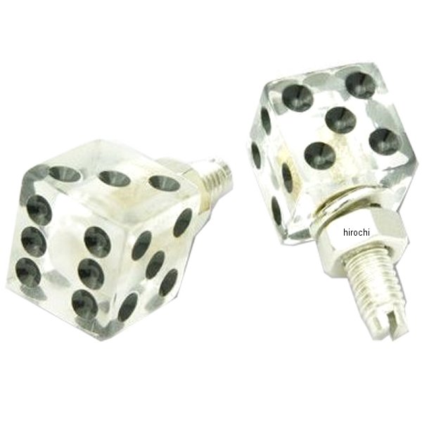 AA113CL ガッツクローム ライセンスボルトセット ダイス クリア