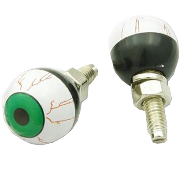 AA113EYGR ガッツクローム ライセンスボルトセット アイボール 緑