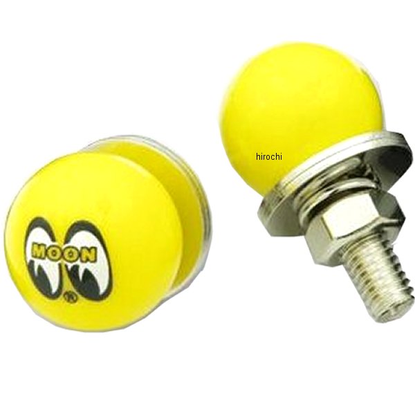 AA113MN ガッツクローム ライセンスボルトセット ムーンアイボール 黄