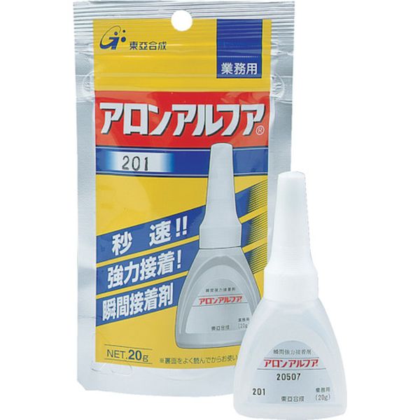 AA20120AL 222-8238 東亜合成(株) アロン アロンアルファ 201 20g アルミ袋