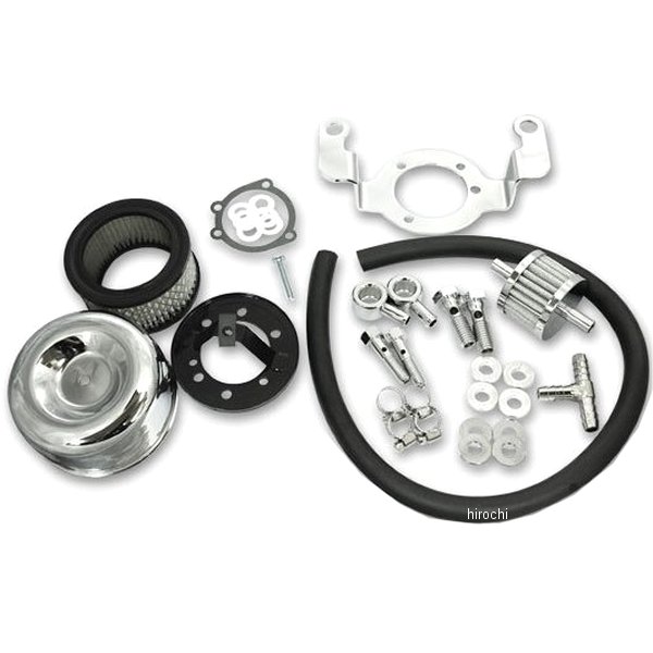 AA521-TC ガッツクローム クロームド エアクリーナーキット 99年以降 ツインカム