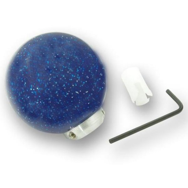 メタルフレークボールシフトノブ ブルー