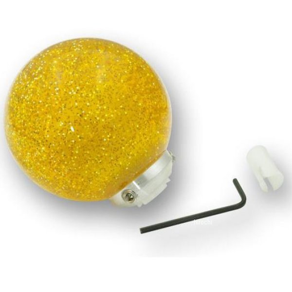 メタルフレークボールシフトノブ ゴールド