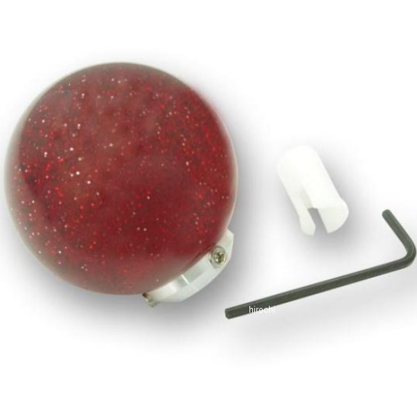メタルフレークボールシフトノブ レッド