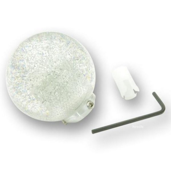 メタルフレークボールシフトノブ シルバー