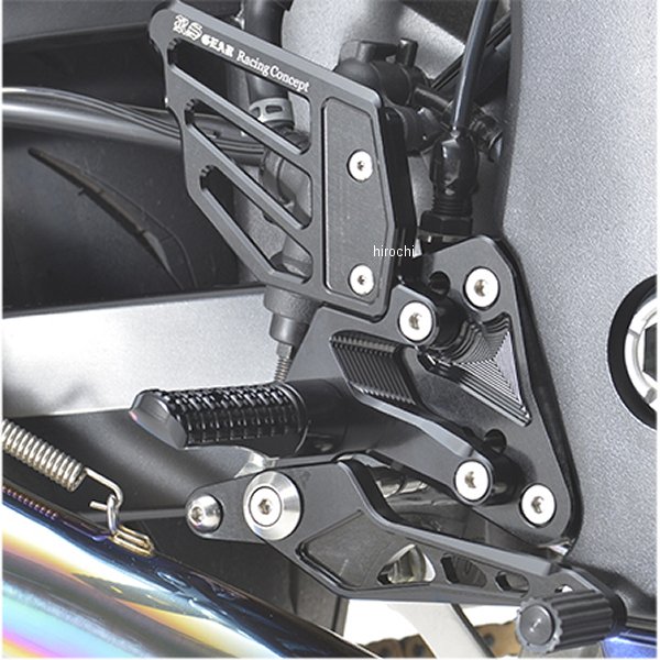 AC01-0200-BK アールズギア r's gear アクティブスポーツ レーシングコンセプト ライディングステップ 21年- スズキ ハヤブサ 黒