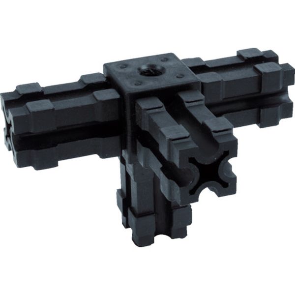 AFB4WH 856-7323 トラスコ中山(株) TRUSCO 25mmアルミフレーム用ジョイント 4方向 穴付き