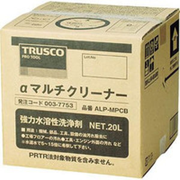 ALPMPCB 003-7753 トラスコ中山(株) TRUSCO αマルチクリーナー 20L (1個＝1箱)