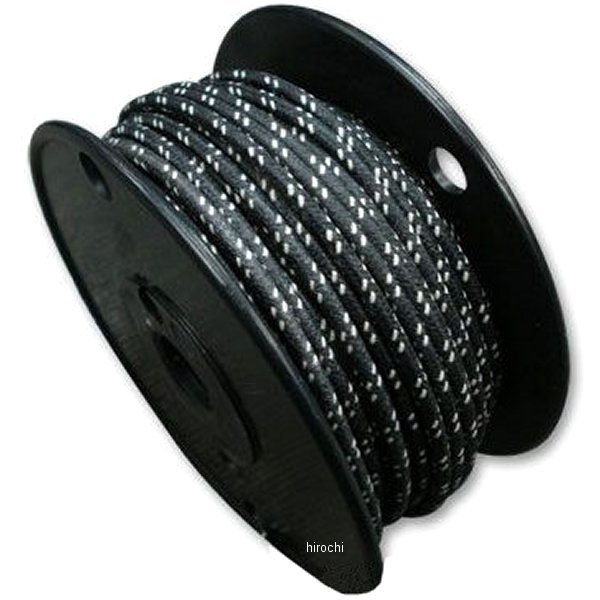 AM-068R ガッツクローム クロスカバーワイヤー 16ゲージ 黒/白 1ロール