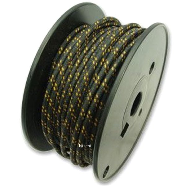 AM-085R ガッツクローム クロスカバーワイヤー 16ゲージ 黒/橙 1ロール