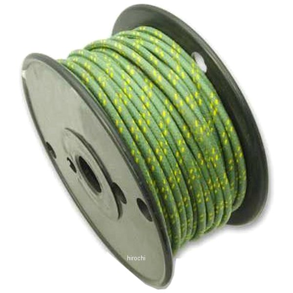 AM-087 ガッツクローム クロスカバーワイヤー 16ゲージ 緑/黄 1m売り