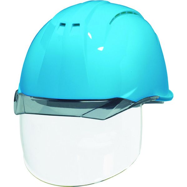 透明バイザーヘルメット(シールド面付) AP11EVO-CSW KP アクアブルー/スモーク