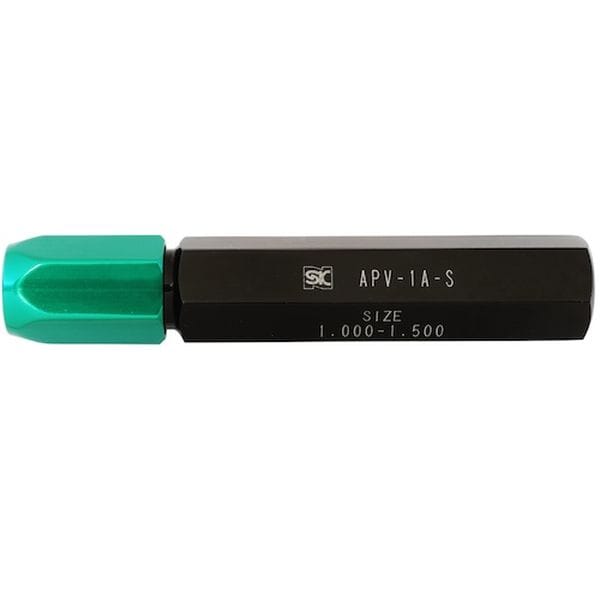APV1AS 235-9398 新潟精機(株) SK 片口アルミピンバイス 使用サイズ(mm)1.00～1.50