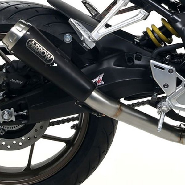 71217PRN+71704MI-CB650R アロー ARROW フルエキゾースト PRO RACE 19年-21年 CB650R ニクロムダーク/ステンエンド