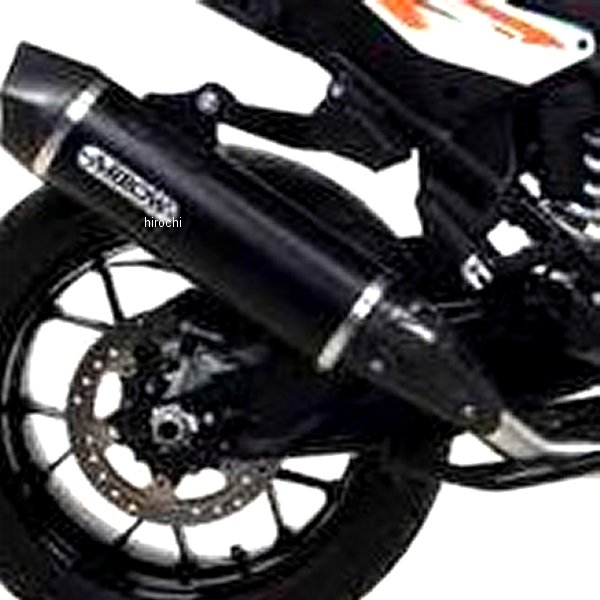 ARROW-10257 アロー ARROW スリップオンマフラー RACE TECH 17年-18年 KTM DUKE125 アルミダーク/カーボンエンド