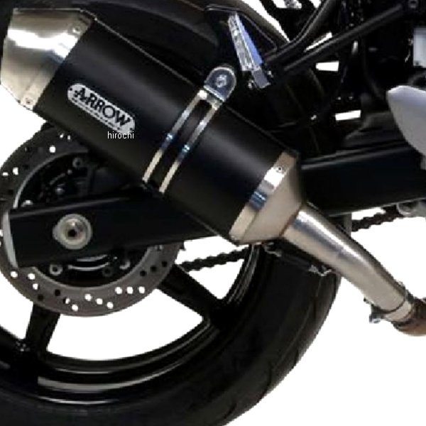ARROW-10338 アロー ARROW スリップオンマフラー RACE TECH 16年-20年 SV650 アルミダーク/ステンエンド