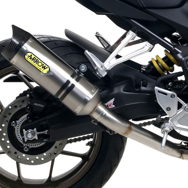 71892PK+71704KZ-CB650R アロー ARROW フルエキゾースト THUNDER 19年-21年 CBR650R チタン/カーボンエンド