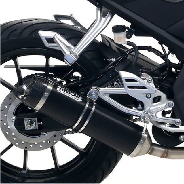 51518AKN-51019KZ-YZF-R15 アロー ARROW フルエキゾースト Street Thunder 23年 YZF-R15 アルミダーク/カーボンエンド