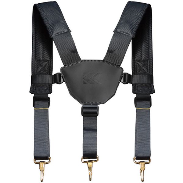 ASPLBG 693-8410 フジ矢(株) フジ矢 サスペンダーLサイズ(黒金)