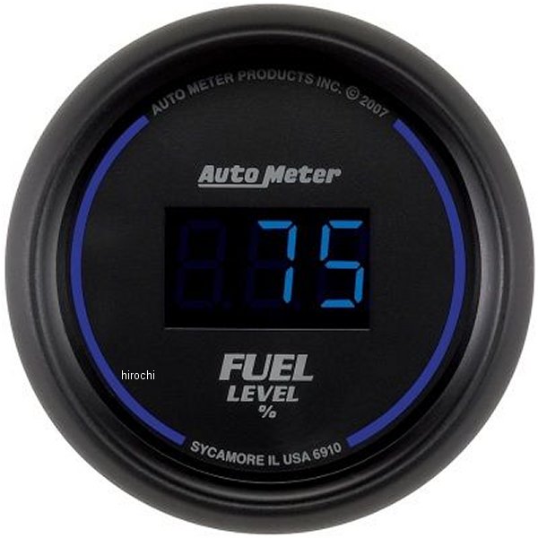 6910 オートメーター Autometer Cobalt Digital 52.4mm フューエルレベルゲージ
