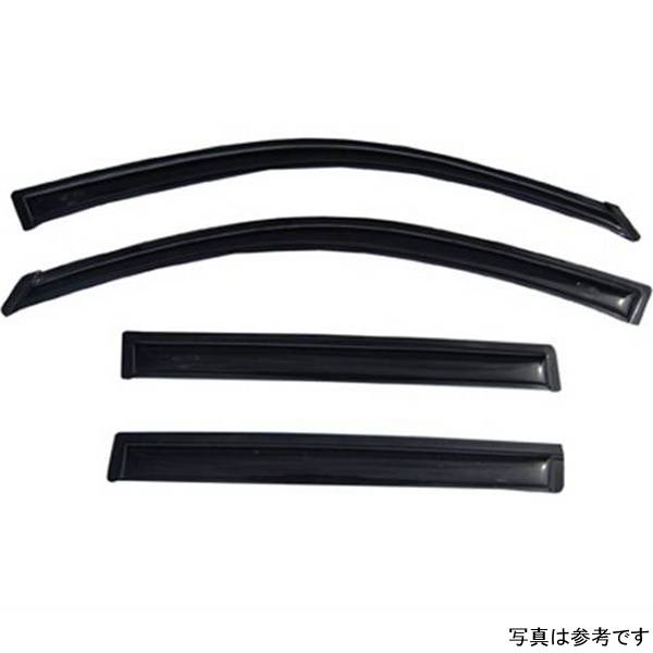 AVS 08年-13年 トヨタ Highlander Ventvisor アウトサイドマウント Window Deflectors 4pc - スモーク