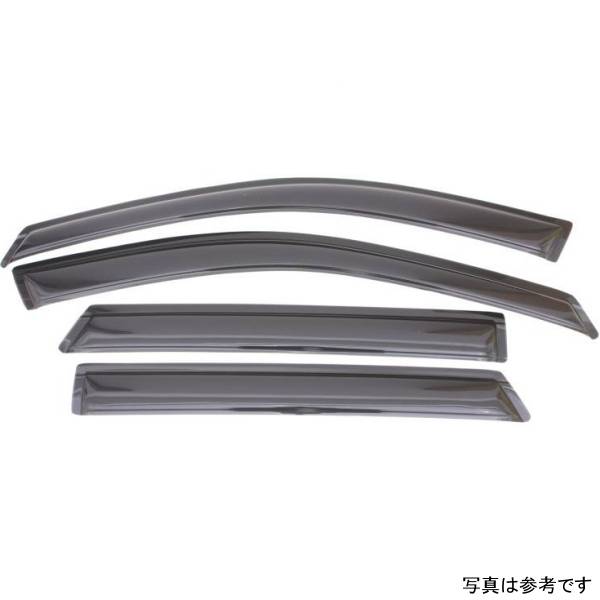 AVS 13年-18年 Hyundai Santa Fe (Excl. XL Model) Ventvisor アウトサイドマウント Window Deflectors 4pc - スモーク