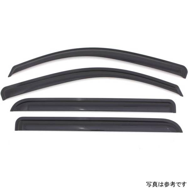 AVS 15年-18年 シボレー シルバラード 2500 Crew Cab Ventvisor アウトサイドマウント Window Deflectors 4pc - スモーク