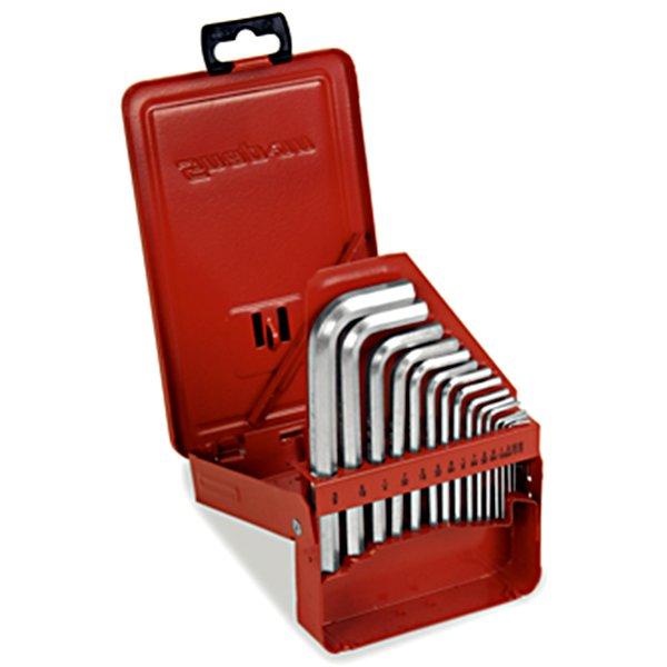 AW1015DHK スナップオン Snap-on L型 6角 レンチ インチ 15本 セット メタルケース入り