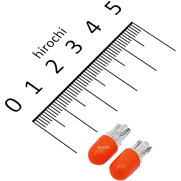 AWB124OR M&H マツシマ ノーマルバルブ 12V3W メーター球 (オレンジ) (2個入り)