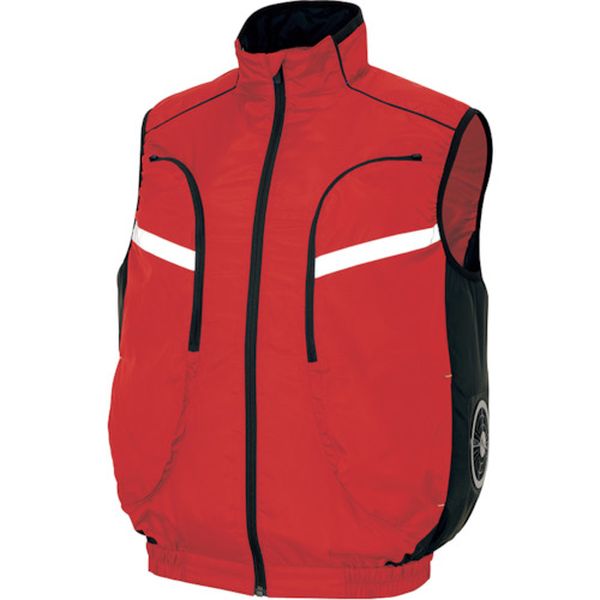 AZ50195009S 368-7217 アイトス(株) アイトス 物流作業対応型空調服ベスト(空調服TM) レッド S