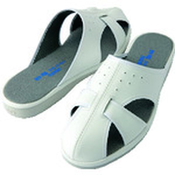 AZ59705201S 137-2663 アイトス(株) アイトス 静電スリッパ 白 S