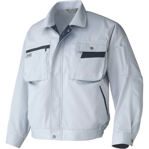 AZ63210033L アイトス(株) アイトス ムービンカット 長袖ブルゾン シルバーグレー×ネイビー 3L