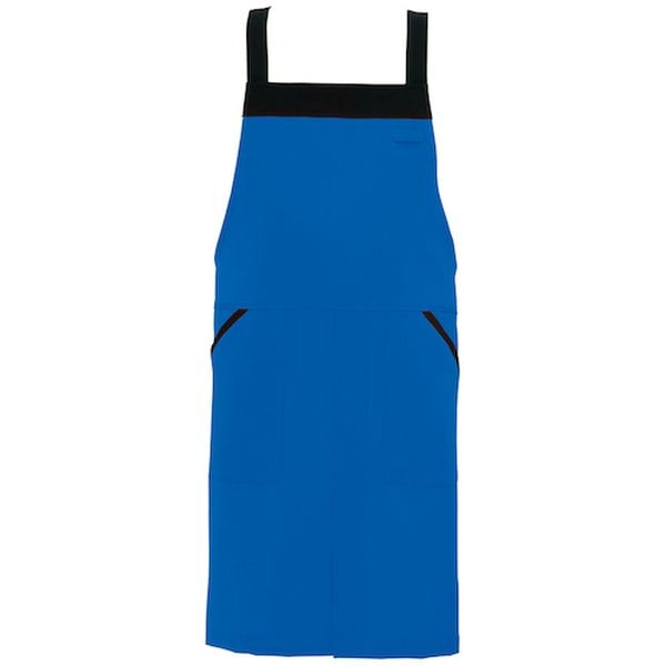 AZ8654006F 580-2668 アイトス(株) アイトス 胸当てエプロン AZ8654 ブルー F