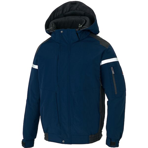 AZ89760083L 435-9162 アイトス(株) アイトス フルハーネス対応防寒ブルゾンネイビー3L