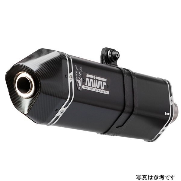 B.007.LRB-F800GS ミヴ Mivv スリップオンマフラー SPEED EDGE 08年-17年 BMW F800GS ブラックステンレス